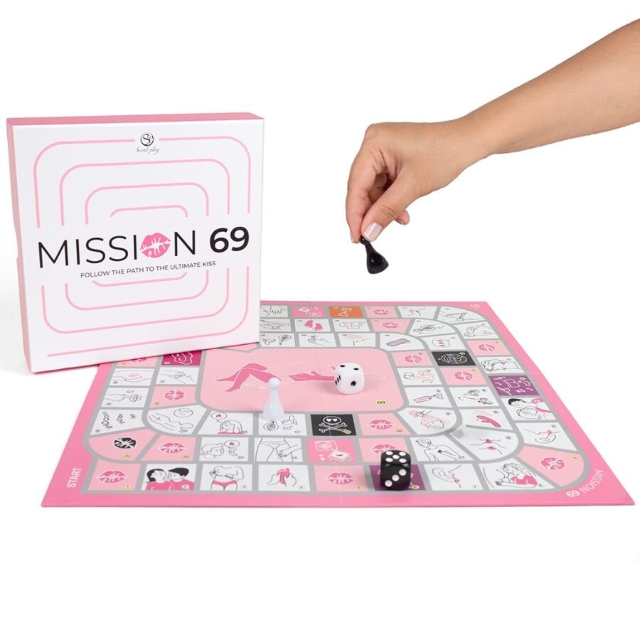 SECRET PLAY - BOARD GAME FOR COUPLES  MISSION 69  SECRETPLAY 100% GAMES