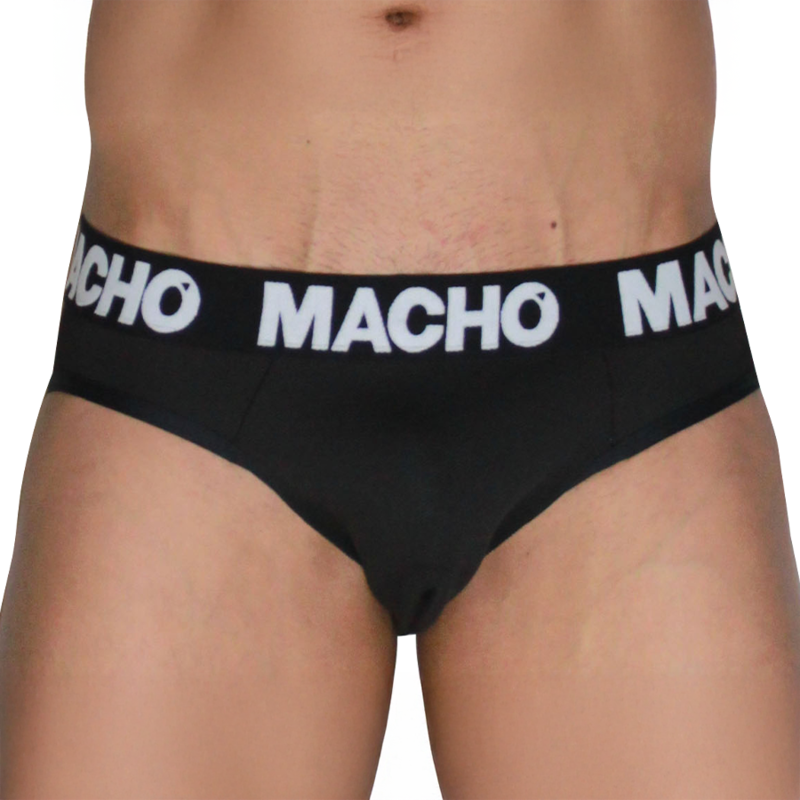 MACHO  - MCH007  CLASSIC SLIP BLACK + BLACK S