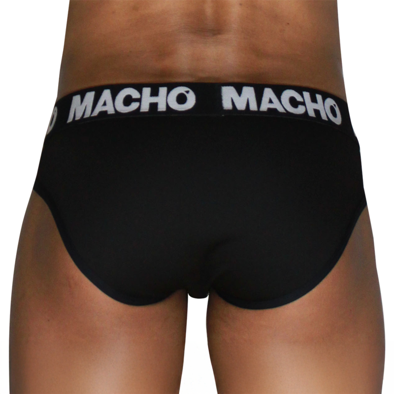 MACHO  - MCH007  CLASSIC SLIP BLACK + BLACK S
