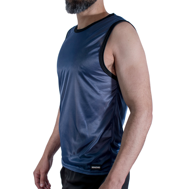 MACHO - NAVY BLUE T-SHIRT S/M