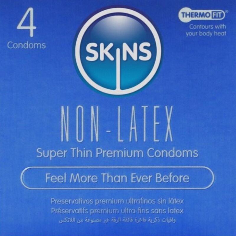 SKINS - LATEX-FREE CONDOMS PACK OF 4 SKINS