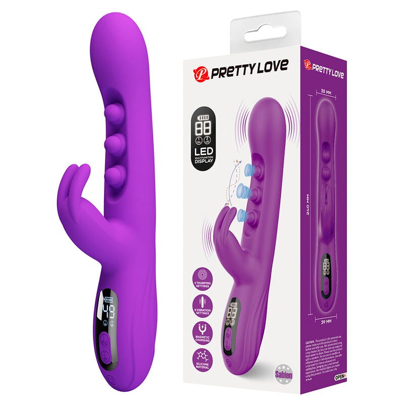 Comprar Pretty Love - Sabien Rabbit Vibrator With Tapping Stimulation And Purple Led