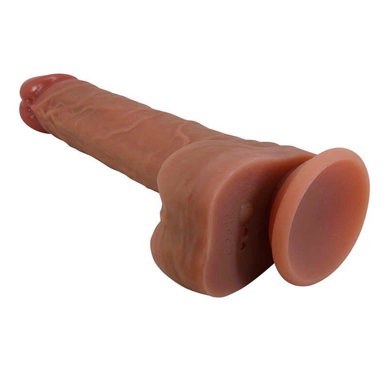PRETTY LOVE - JONATHAN REALISTIC THRUSTING VIBRATOR WITH REMOTE CONTROL BROWN