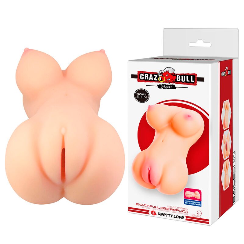 Comprar Crazy Bull - Mette Realistic Ass And Vagina Masturbator Flesh