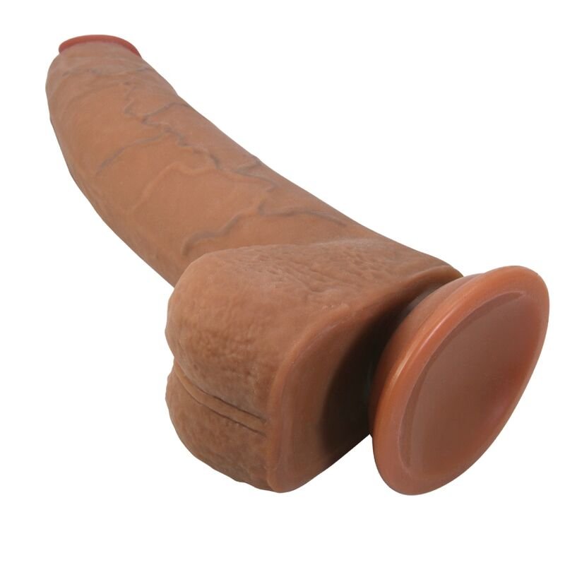 PRETTY LOVE - EVANDER FLEXIBLE REALISTIC DILDO WITH SUCTION CUP 23 CM -Ø- 4.9 CM