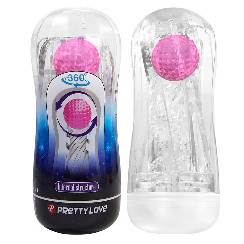 Comprar Pretty Love - 360º Textured Masturbation Cup Clear