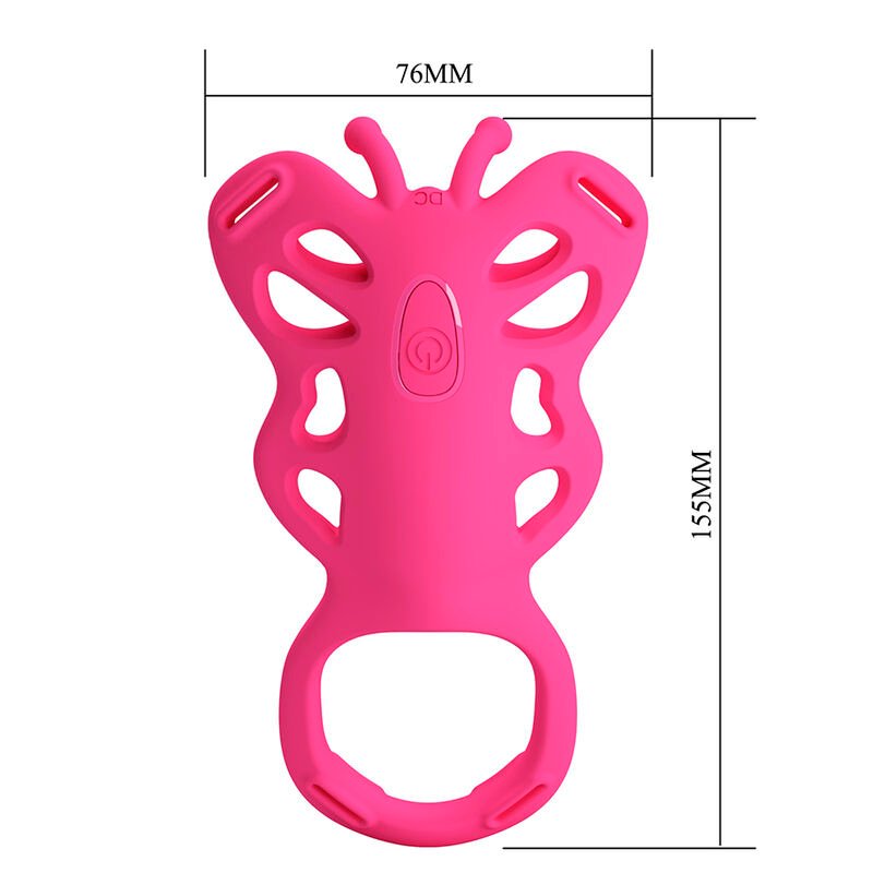 PRETTY LOVE - BUTTERFLY APP CONTROL PANTY MASSAGER PINK