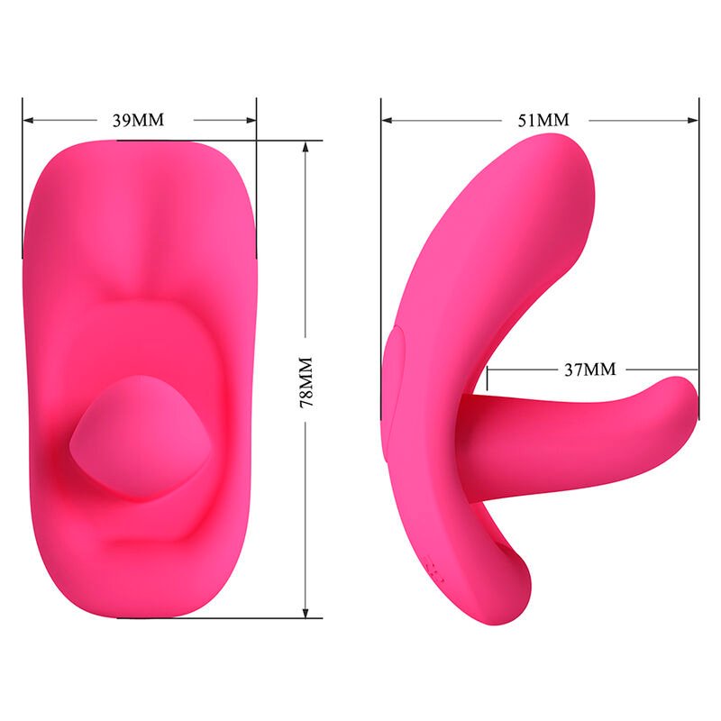 PRETTY LOVE - HAZELYNN 12 FUNCTION APP CONTROL MASSAGER PINK