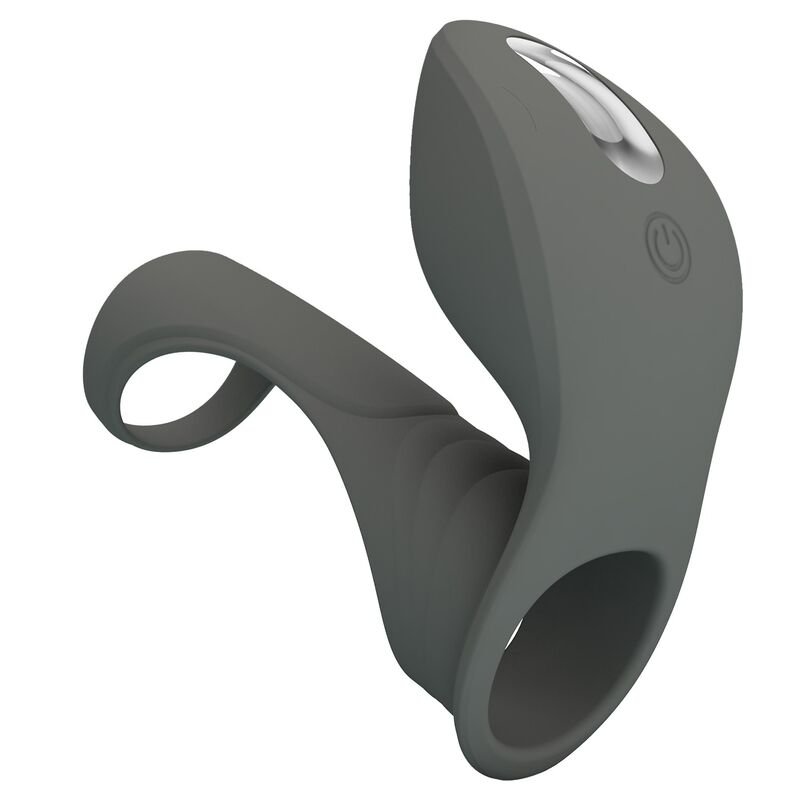 PRETTY LOVE - RECHARGEABLE VIBRATING RING WITH DUAL STIMULATOR