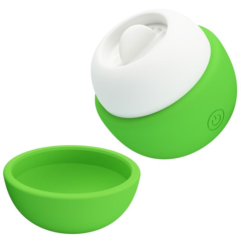 PRETTY LOVE - RECHARGEABLE TONGUE EFFECT CLITORAL STIMULATOR GREEN