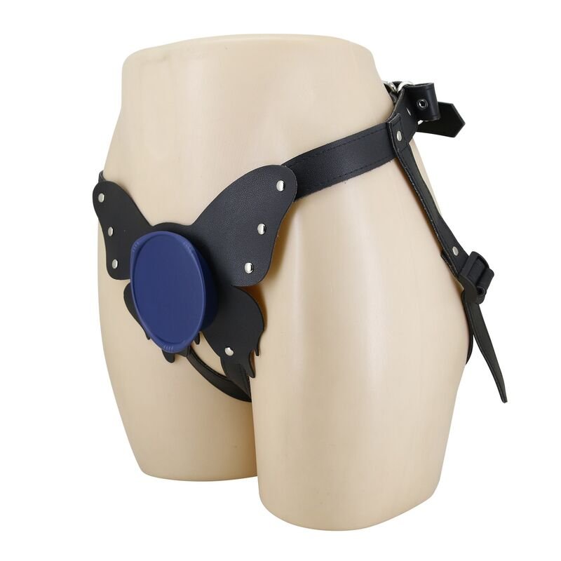 PRETTY LOVE - UNIVERSAL STRAP-ON HARNESS BRIEFS BLACK AND BLUE