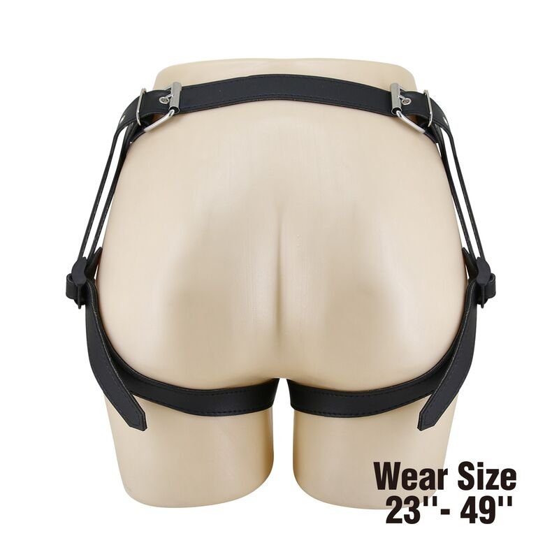 PRETTY LOVE - UNIVERSAL STRAP-ON HARNESS BRIEFS BLACK AND BLUE