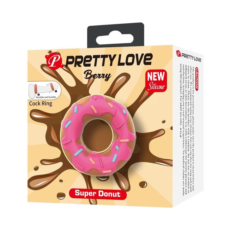 PRETTY LOVE - SUPER DONUT PENIS RING PINK