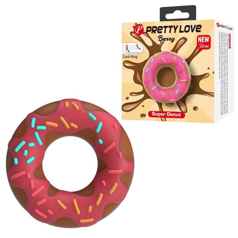 PRETTY LOVE - SUPER DONUT PENIS RING PINK