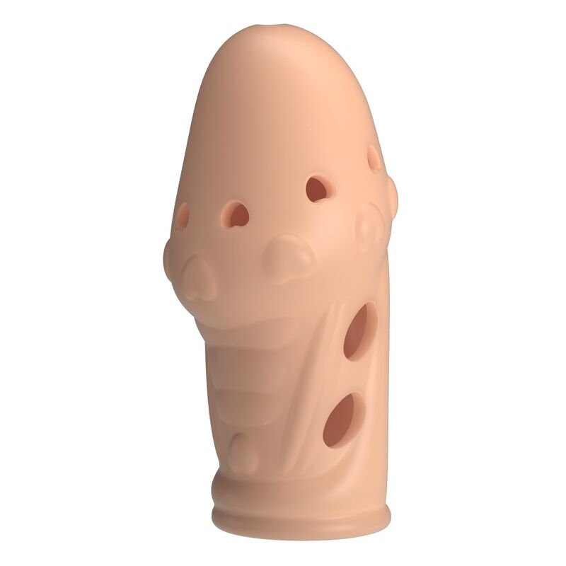 PRETTY LOVE - SOCKER TEXTURED PENIS SLEEVE NATURAL