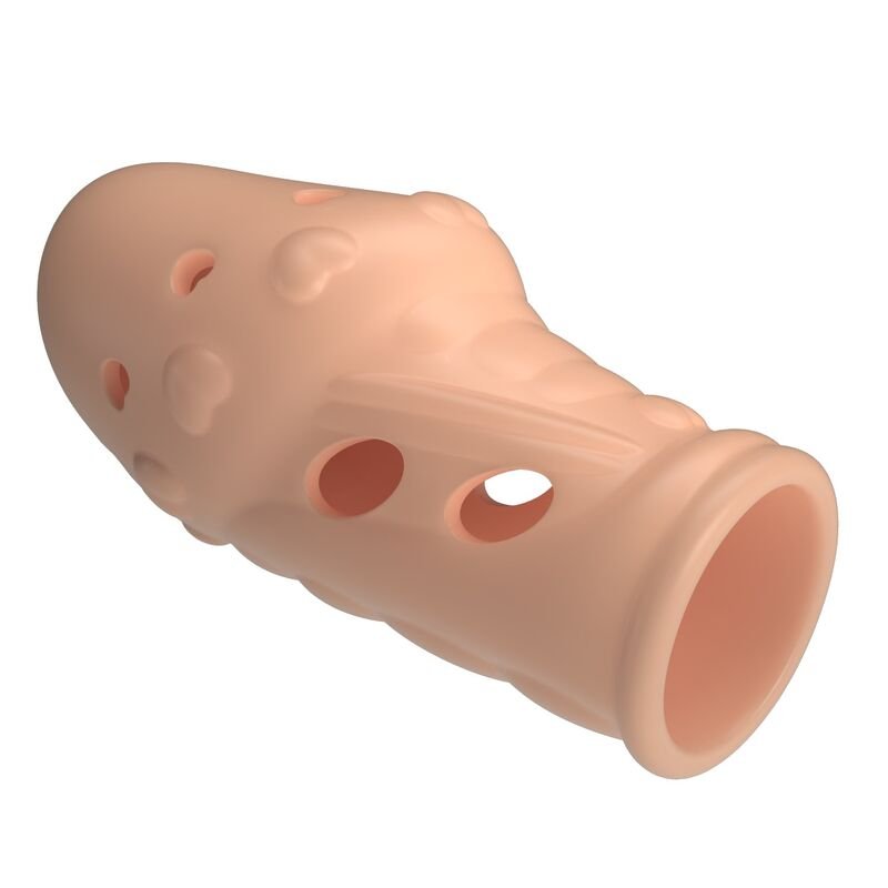 PRETTY LOVE - SOCKER TEXTURED PENIS SLEEVE NATURAL