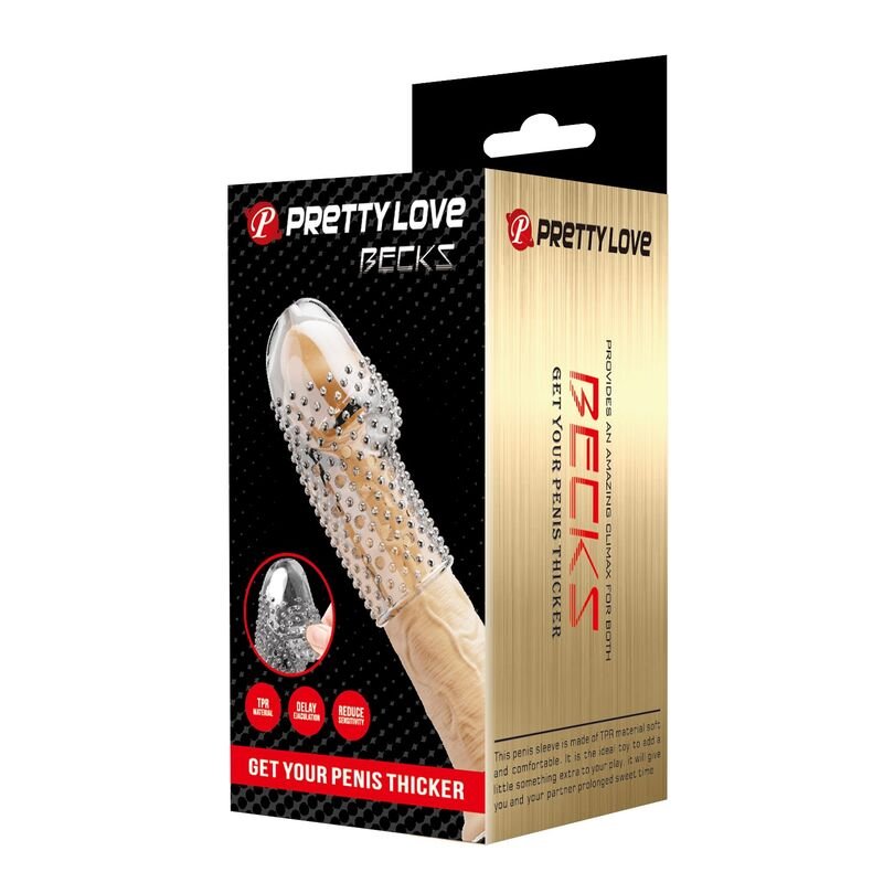 PRETTY LOVE - GEEK S PENIS SLEEVE GET YOUR PENIS THICKER TRANSPARENT