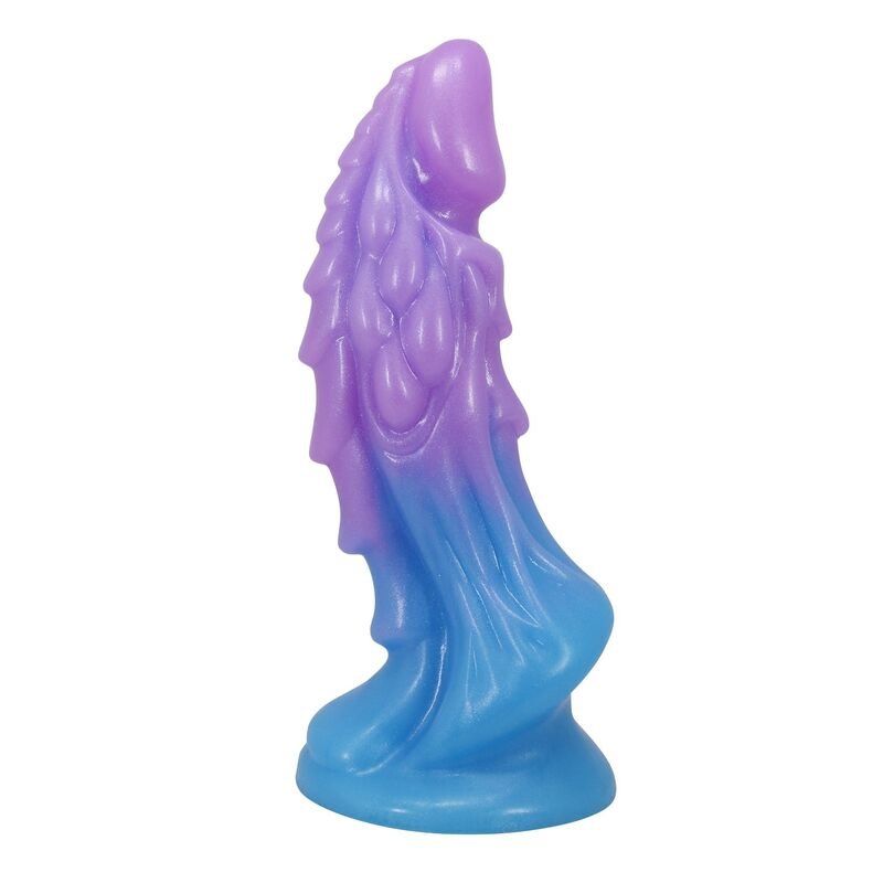 POWER MONSTERS - ATLANTEANS REALISTIC DILDO WITH SUCTION CUP 19 CM Ø 5 CM BLUE & PURPLE POWER MONSTERS