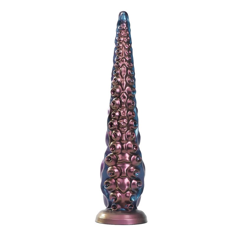 POWER MONSTERS - ABYSSAL TENTACLE TRICOLOR FANTASY SILICONE DILDO 46 CM Ø 7 CM