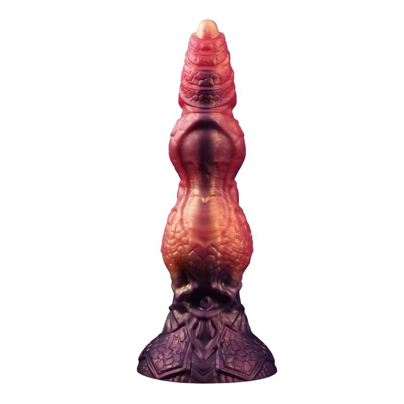 POWER MONSTERS - SAVAGE BEASTLORD TRICOLOR FANTASY SILICONE DILDO 24 CM Ø 5 CM POWER MONSTERS