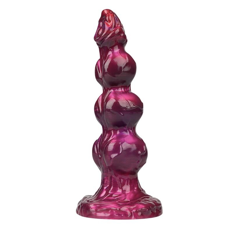 POWER MONSTERS - PRIMAL BEASTLORD PINK TRANSLUCENT FANTASY SILICONE DILDO 26 CM Ø 5 CM