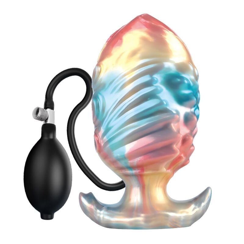 Comprar Power Monsters - Ebon Leviathan Tricolor Inflatable Fantasy Anal Plug 18 Cm