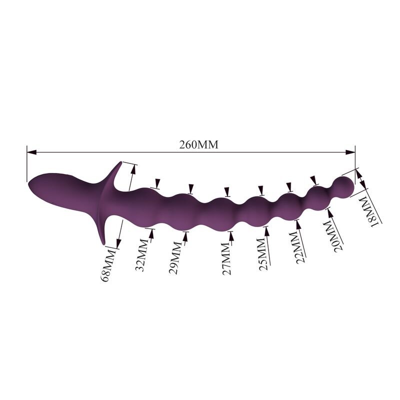 PRETTY LOVE - MADISON RECHARGEABLE ANAL VIBRATOR 10 FUNCTIONS