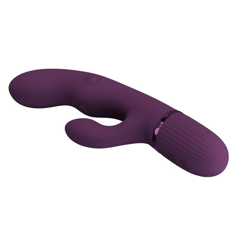 PRETTY LOVE - ZACH RECHARGEABLE THRUSTING RABBIT VIBRATOR 5+5 FUNCTIONS