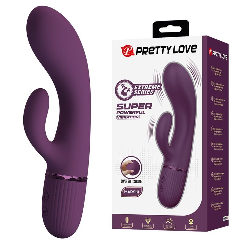 Comprar Pretty Love - Margie Rechargeable Rabbit Vibrator 10 Functions Purple