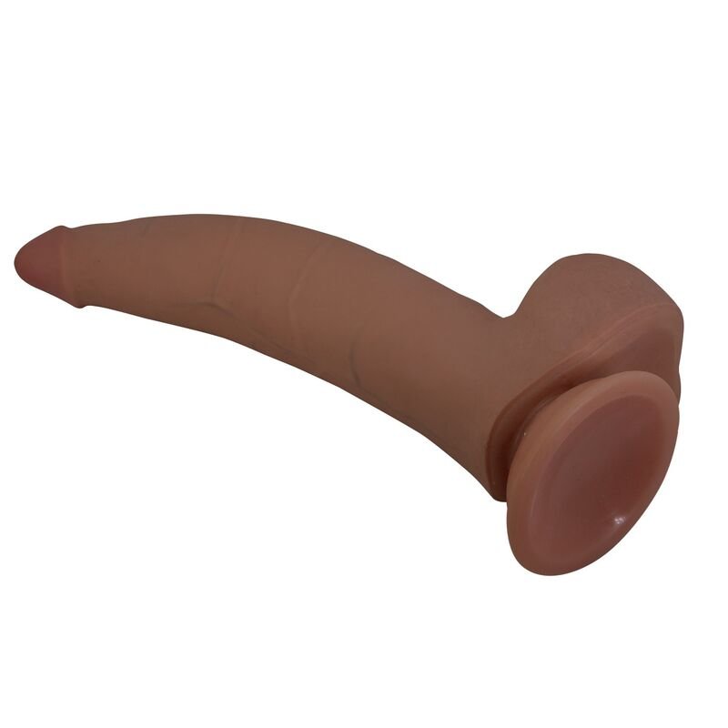 PRETTY LOVE - CUTHBERT REALISTIC FLEXIBLE DILDO 20 CM Ø 5 CM TPE BROWN