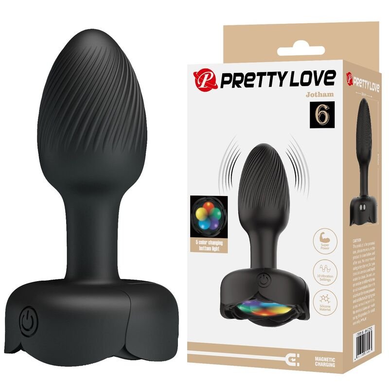 Comprar Pretty Love - Rechargeable Vibrating Anal Plug 10 Modes Black