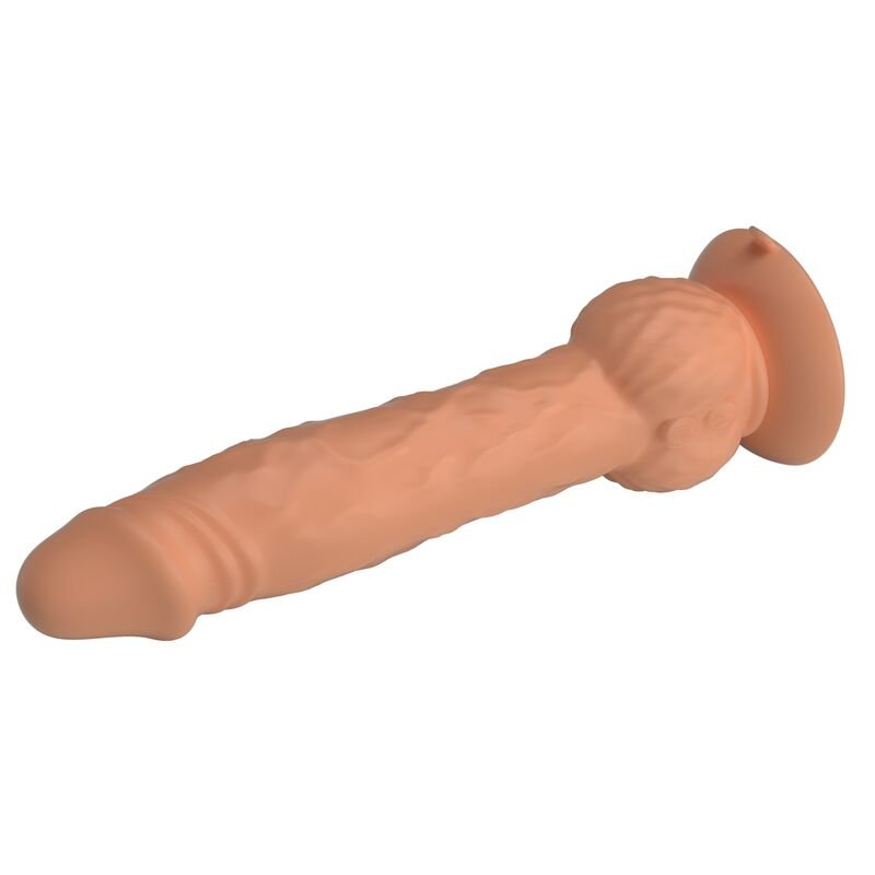 PRETTY LOVE - EREN THRUSTING VIBRATING DILDO 20.5 CM Ø 4.5 CM NATURAL