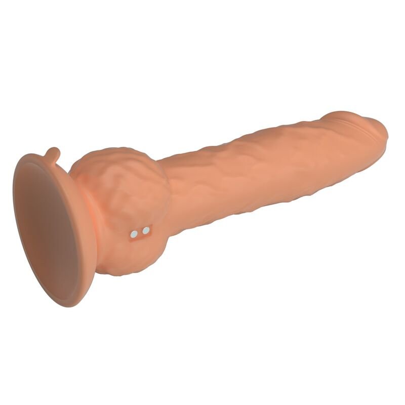 PRETTY LOVE - EREN THRUSTING VIBRATING DILDO 20.5 CM Ø 4.5 CM NATURAL