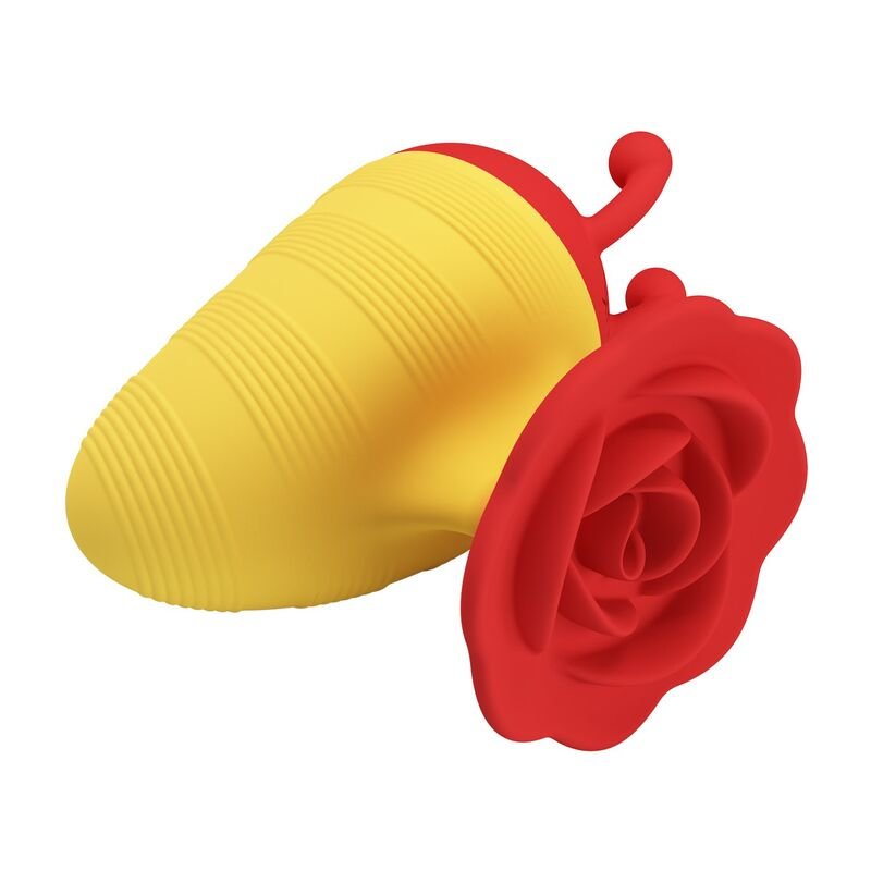 Comprar Pretty Love - Little Bee Rechargeable Clitoral Stimulator 7 Modes Red/yellow