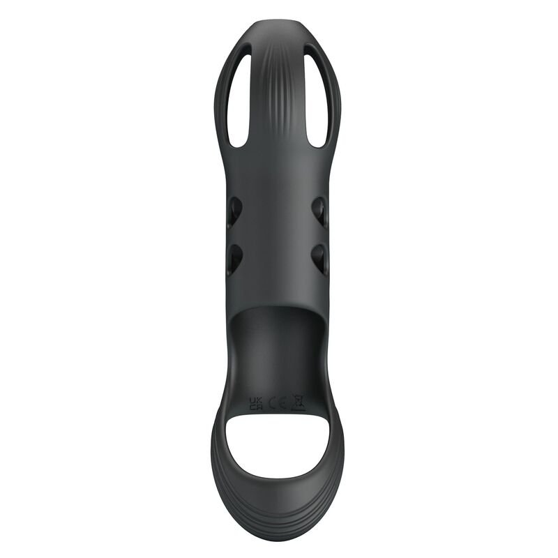 PRETTY LOVE - CRAIG RECHARGEABLE VIBRATING PENIS RING BLACK