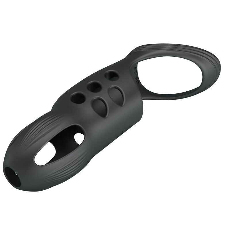 PRETTY LOVE - CRAIG RECHARGEABLE VIBRATING PENIS RING BLACK