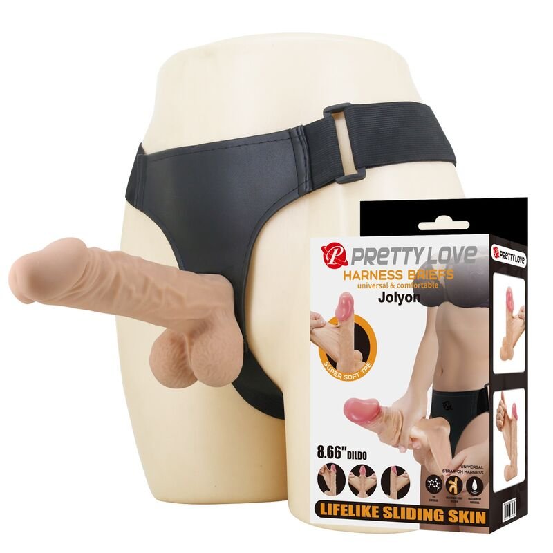 Comprar Pretty Love - Jolyon Harness With Flexible Dildo 22 Cm ø 4.8 Cm Natural