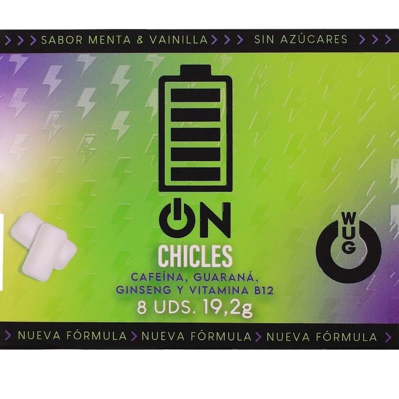 Comprar Wug On - Functional Caffeine & Guarana Gum Mint & Vanilla Flavour Blister 8 Pcs