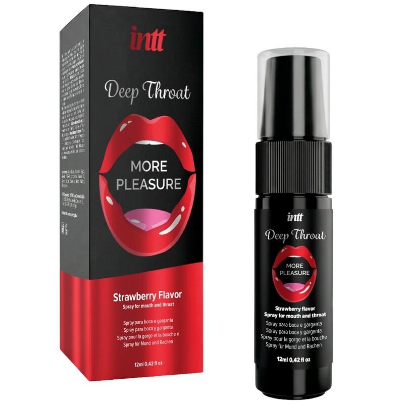 INTT - DEEP THROAT MORE PLEASURE ORAL SPRAY STRAWBERRY FLAVOR INTT UNISEX AROUSAL GEL
