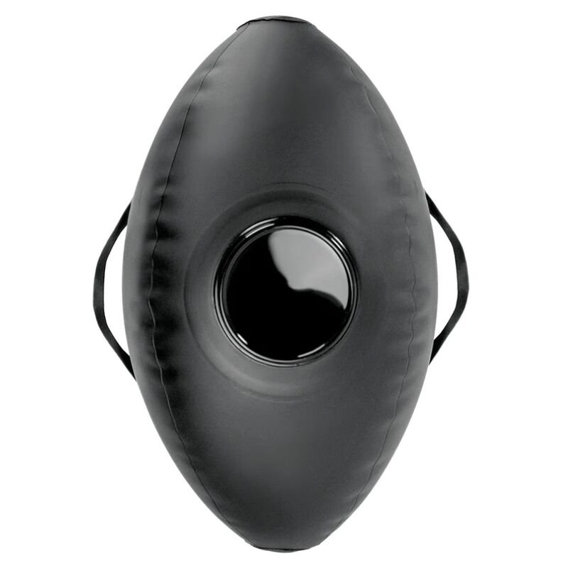FETISH FANTASY SERIES - BODY DOCK INFLATABLE LOVE BALL WITH DILDO BLACK 41.9 CM