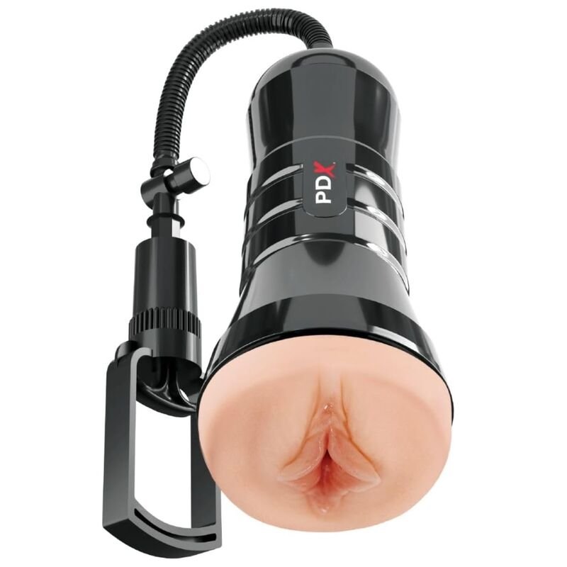 PDX EXTREME - WET PUSSIES SUPER SUCKER XXL LIGHT VAGINA STROKER WITH SUCTION 27.3 CM PDX EXTREME