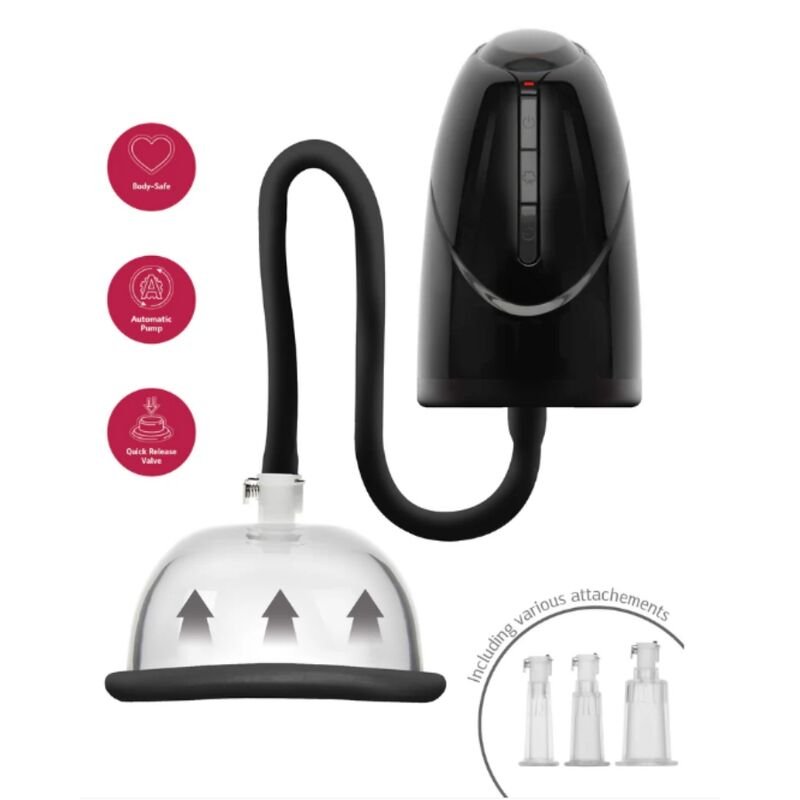 SHE.E.O - AUTOMATIC VACUUM PUMP FOR VAGINA AND CLITORIS BLACK She.E.O