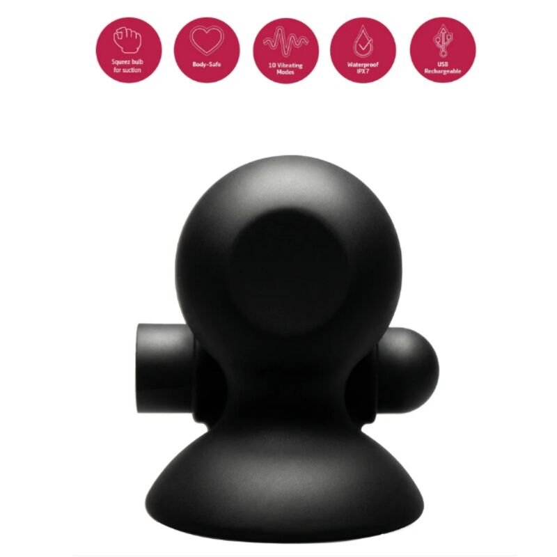 SHE.E.O - RECHARGEABLE VIBRATING NIPPLE SUCTION GEL