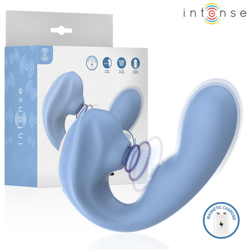 Comprar Intense - Gina Multifunction Clitoral Stimulator Blue
