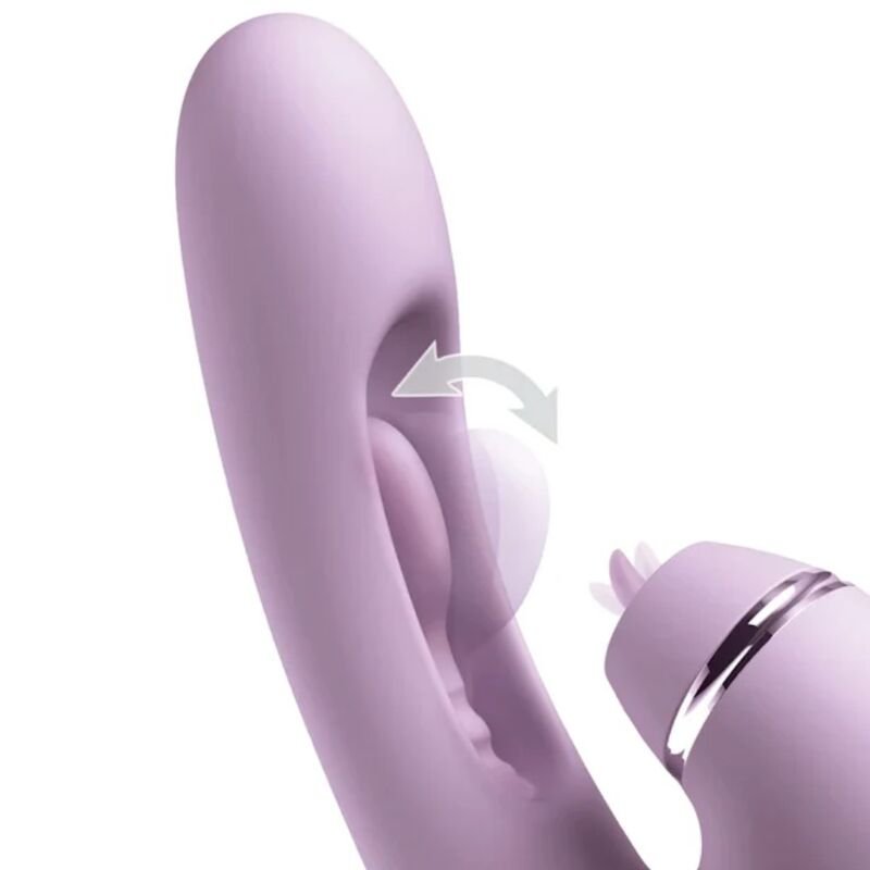 FANTASY FOR HER - G-TOUCH PULSE PRO PURPLE G-SPOT & CLITORAL RABBIT VIBRATOR