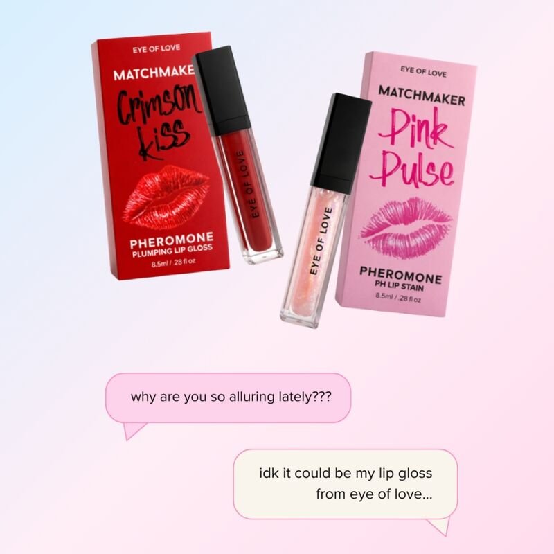 EYE OF LOVE - MATCHMAKER CRIMSON KISS RED LIP GLOSS VOLUMIZING EFFECT WITH PHEROMONES 8.5 ML
