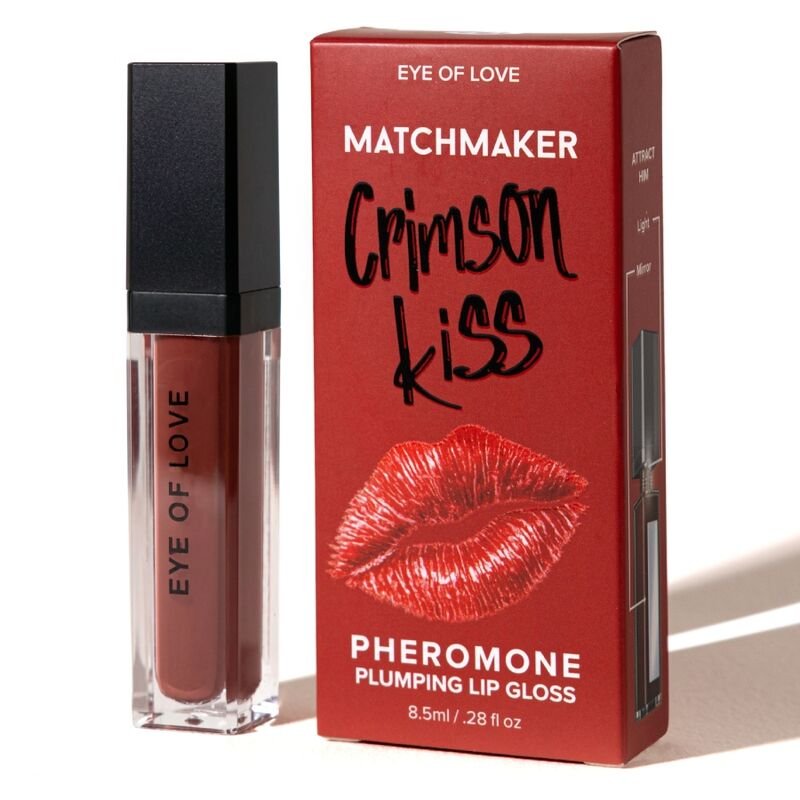 EYE OF LOVE - MATCHMAKER CRIMSON KISS RED LIP GLOSS VOLUMIZING EFFECT WITH PHEROMONES 8.5 ML EYE OF LOVE