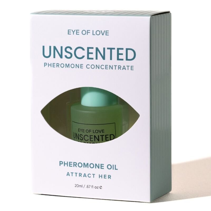 EYE OF LOVE - PHEROMONE-INFUSED PERFUMED OIL FOR MEN, FRAGRANCE-FREE, 20 ML