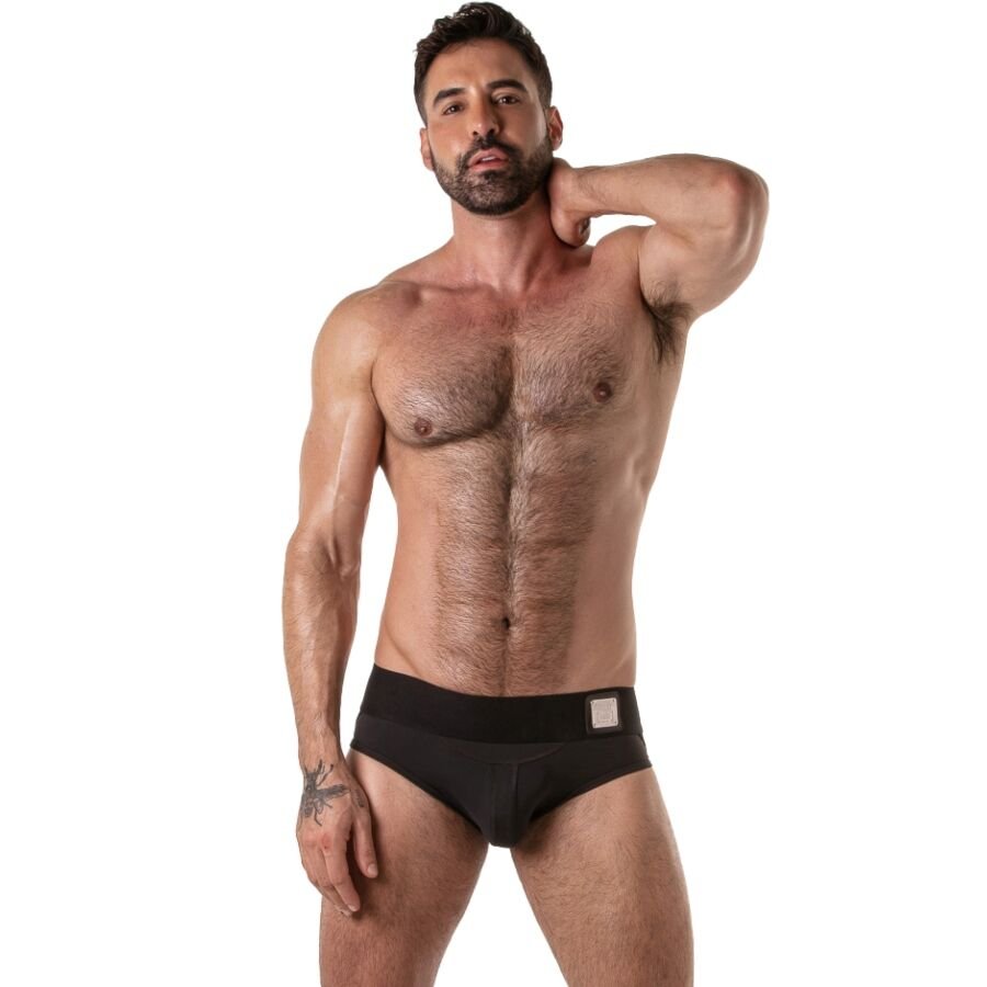 LOCKER GEAR - WIDE WAISTBAND JOCK BRIEF BLACK S