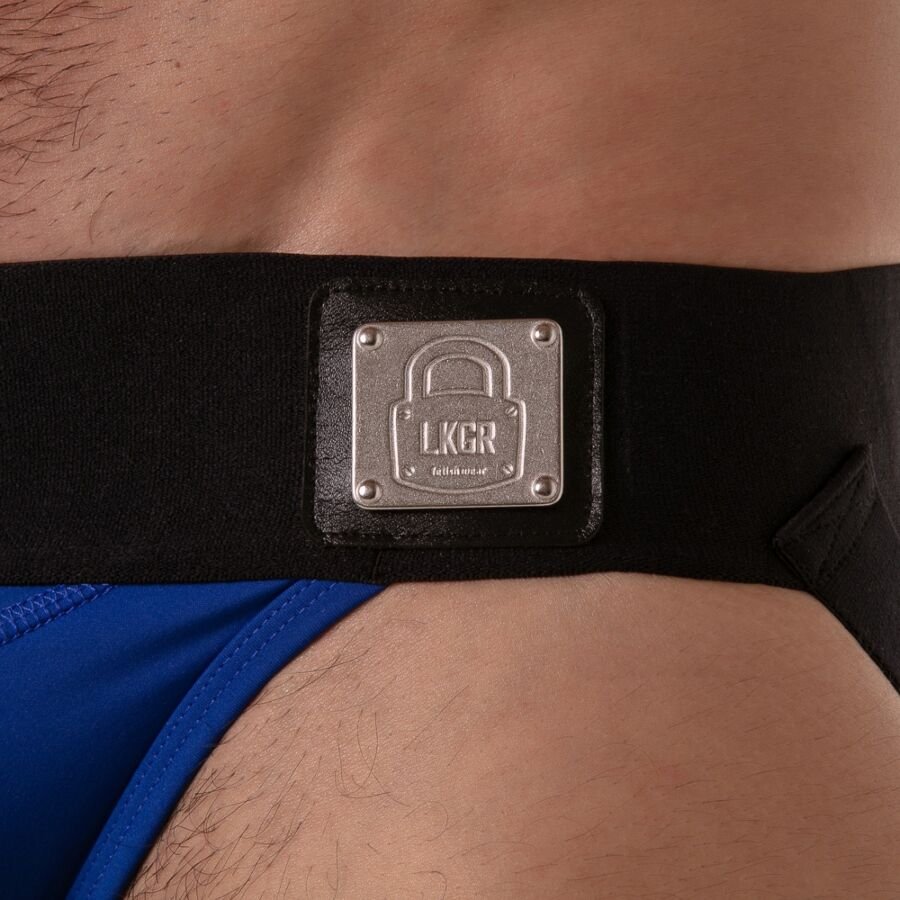 LOCKER GEAR - WIDE WAISTBAND JOCKSTRAP BLUE S